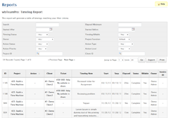 wbTeamPro Timelog Report